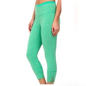 Prana Leggings Women's small Capri‎ Crop Pants Yoga Green athletic Pilates